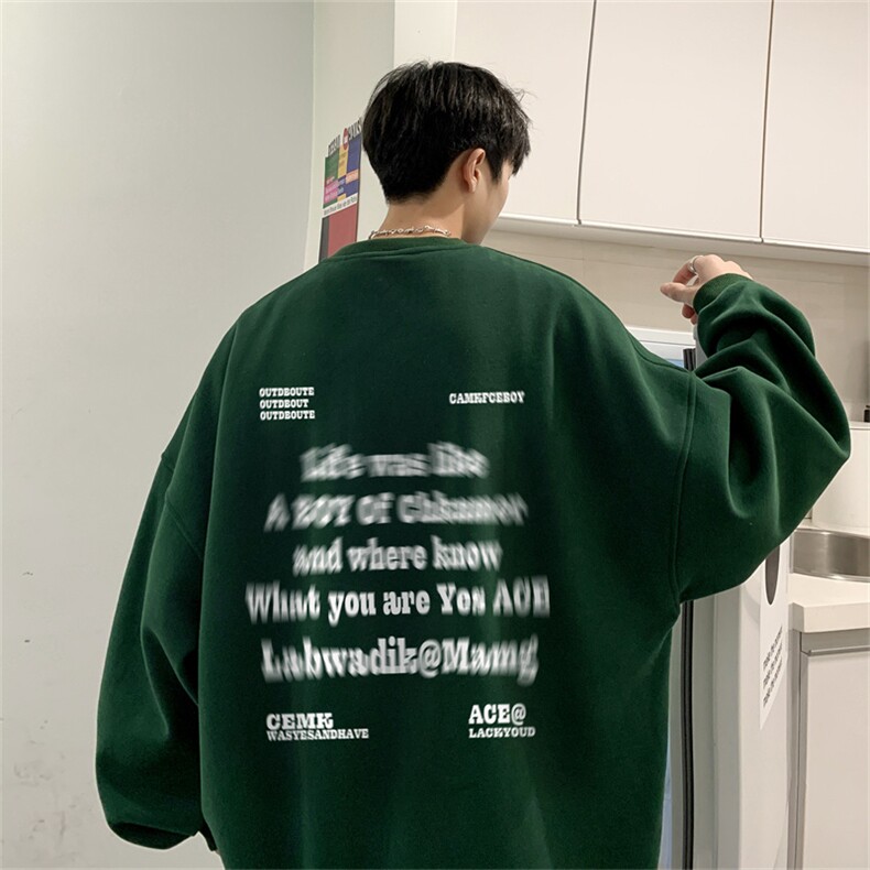 23秋季新款320G华棉圆领卫衣面布棉WH3242-P35控58,男装卫衣,电商B370
