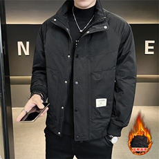 数据精品店主风二棉秋冬加棉加厚保暖棉衣立领青年夹克外套，男装夹克，电商A225