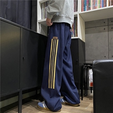 美式运动春季新款潮流三条杠宽松休闲卫裤B315-K148-特p35控68，男装休闲裤，电商B315