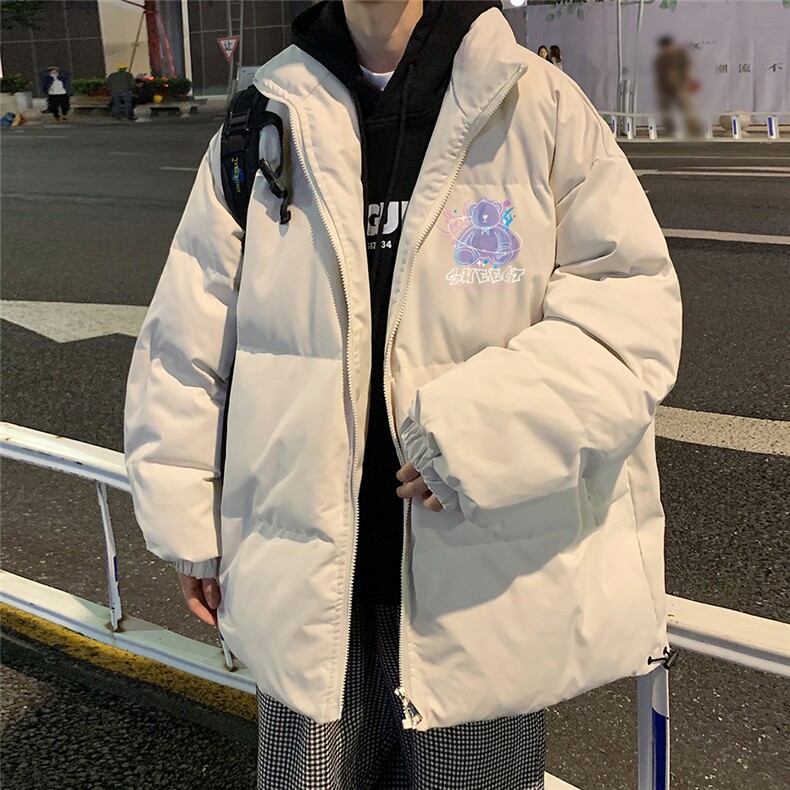 秋冬新款韩版加厚保暖立领宽松棉服外套男MY62026P115控138,男装棉衣,电商A268A