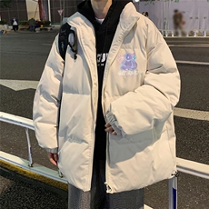 秋冬新款韩版加厚保暖立领宽松棉服外套男MY62026P115控138，男装棉衣，电商A268A