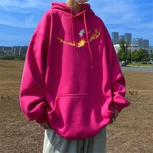 抖音得物供货 可提供视频 春装重磅美式宽松连帽卫衣DL2453图片