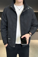 店主风2025秋季新款立领外套男装休闲夹克C317-J6615-P110，男装夹克，电商C317