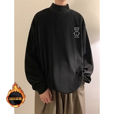 量大优提供视频德绒打底衫HD019-1-DR4523-P20加绒P30，男装针织衫/毛衣，电商019-1