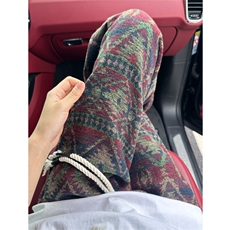 聚酯纤维YK86029-P43控79抖音复合加厚民族风裤子秋款，男装休闲裤，电商A086-1