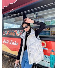 冬季新款韩版时尚羽绒马甲，女装马甲，韩衫衣社