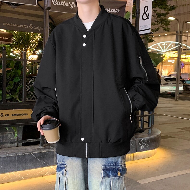 JK6852-P68L-9XL秋季新款大码美式重磅休闲夹克外套控98,男装夹克,星座109