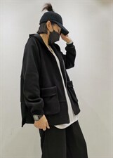 针织复合休闲外套，其它，红嘴鹰(1F)