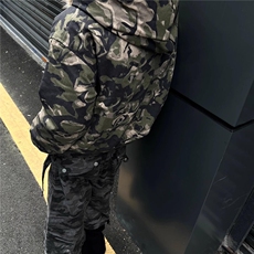 美式高街毛毛棉衣外套保暖原版高质量迷彩座山雕棉服LF999P125，男装棉衣，电商D256-2(原A064-2)