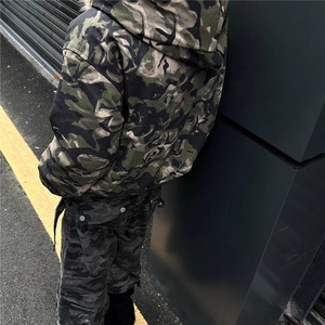美式高街毛毛棉衣外套保暖原版高质量迷彩座山雕棉服LF999 P125图片
