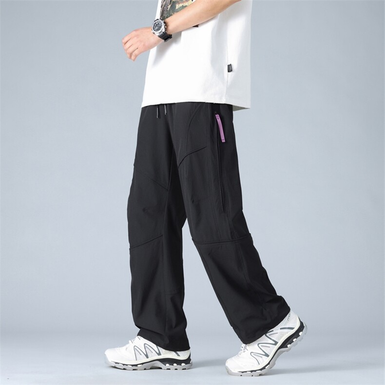春夏美冲锋裤男户外机能风登山运动裤高街设计感休闲裤AK0251-P53,男装休闲裤,星座308B-2