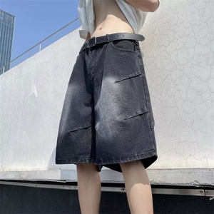 牛仔短裤男士韩版潮流帅百搭夏季2024新款ins五分裤RK1800-P41图片