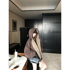 豆子同款重磅双面穿仿水貂毛皮草外套女情侣座山雕棉服夹克，男装夹克，星座506A