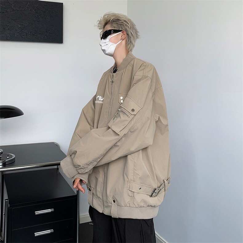 A785-P652024秋季薄款情侣潮牌夹克美式高街设计感棒球服外套男,男装夹克,星座512-6