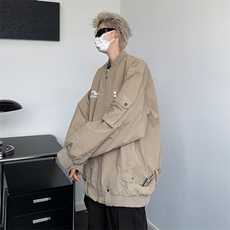 A785-P652024秋季薄款情侣潮牌夹克美式高街设计感棒球服外套男，男装夹克，星座512-6