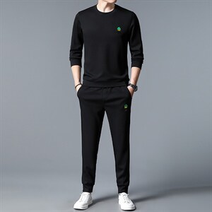 S3050-2钱塘2020-2春秋新款百搭时尚休闲帅气中青年男士套装P132,男装休闲套装,钱塘207-2