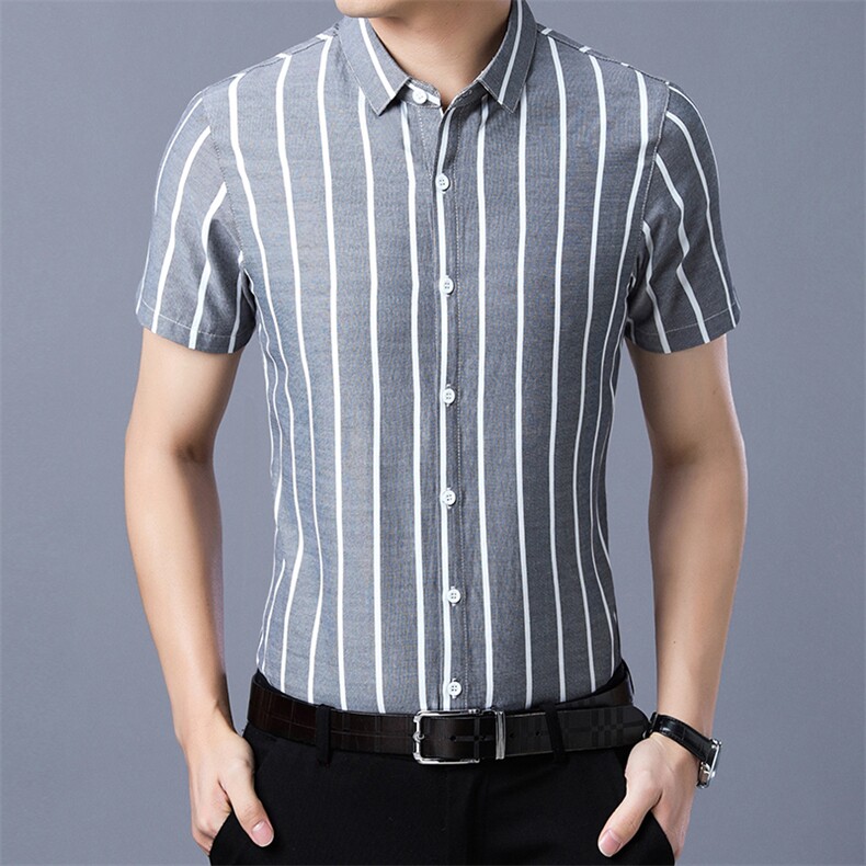 B2262021年夏季新款男式短袖衬衫男商务休闲高端男装,男装衬衫,电商B360