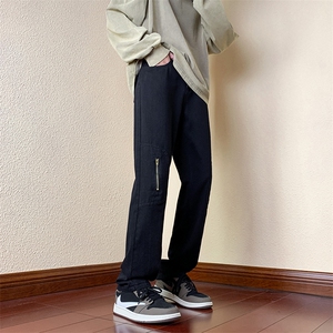 B221 美式ins高街小众拉链小脚牛仔裤 LK23007-P60 控78图片