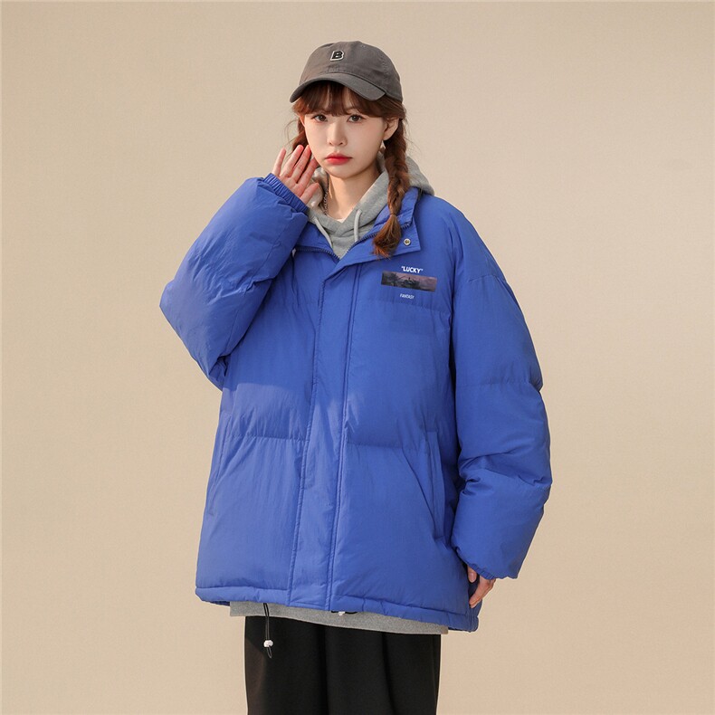 白鸭绒中性风22冬季新品潮流印花立领羽绒服YR186P195控258,男装羽绒服,A247A
