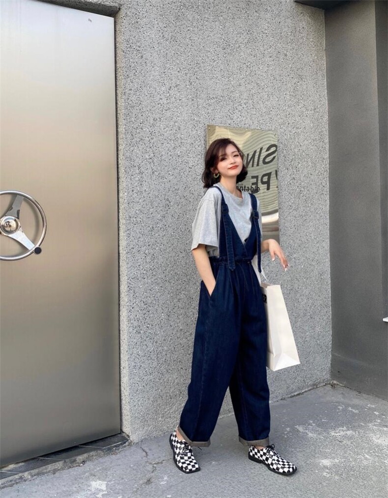 2022秋新款牛仔背带裤，其它，雪儿诱惑