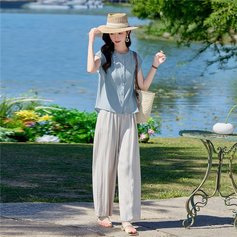 现货。新品2026年夏季时尚品质女士两件套套装,女装套装/套裙,依万里