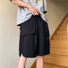 CL2356-P30夏季日系工装短裤男休闲宽松复古百搭潮五分阔腿中裤，男装休闲裤，电商C233