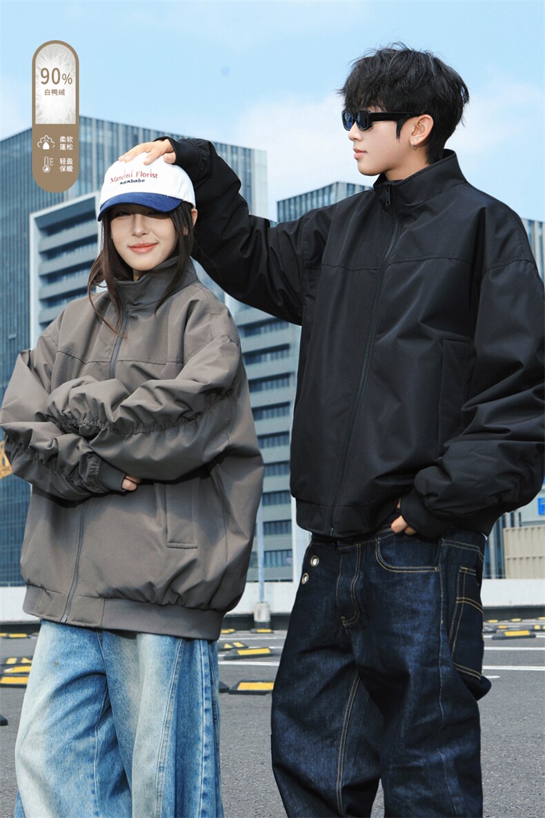 广检90%白鸭绒冬季外景羽绒服充绒量75gM-5XHY25598-特P109,男装羽绒服,电商A022