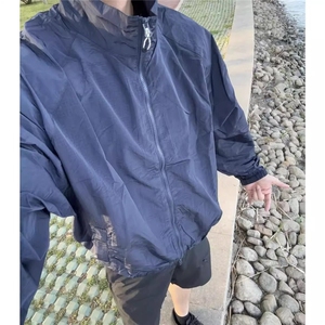 冰丝立领户外防晒衣男款夏季防紫外线休闲外套轻薄透气钓鱼防晒服图片