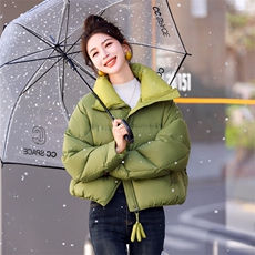 【Bao款】时尚面包服羽绒服2025冬季新品主推羽绒服显瘦小短款，女装羽绒服，意芙