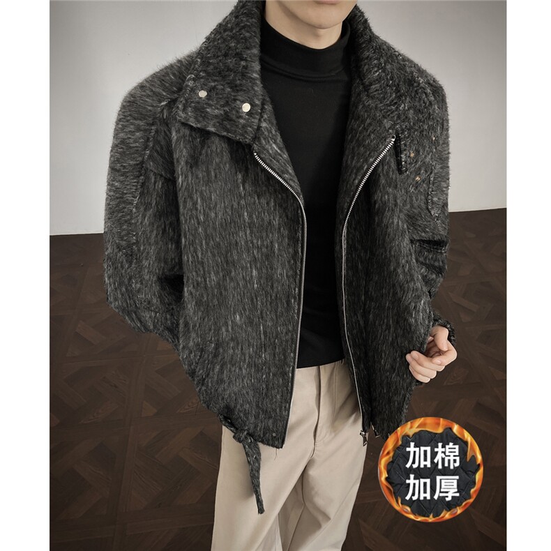 现货大翻领CIEANFIT韩系加厚棉衣痞帅港风外套N61-P135控178,男装棉衣,电商A170