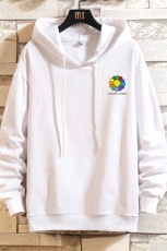 WY2101-P40纯连帽卫衣男大码运动帽衫宽松薄外套砖墙挂拍，男装卫衣，电商A040A