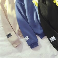 1611B-V07-P25套头宽松卫衣潮男装长袖时尚休息青年潮流宽松，男装卫衣，星座1508-1