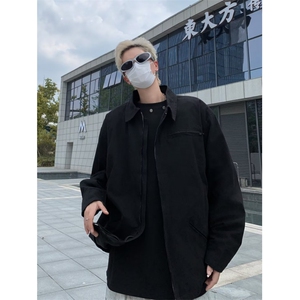 春秋痞帅外套潮牌港风韩版潮流宽松休闲夹克-WT025图片