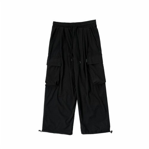 秋季日系多口袋抽绳束脚工装裤男宽松运动裤潮牌裤子男k759-p30，男装休闲裤，星座1008-1