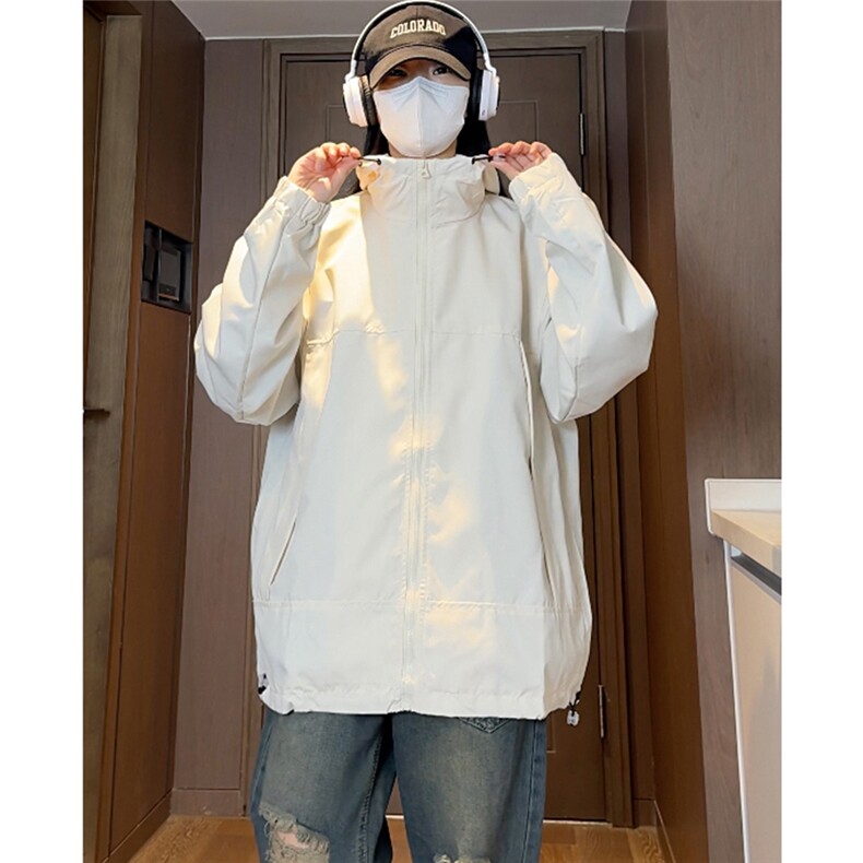 光板得物\唯品\抖音二开高品质机能风连帽冲锋衣夹克F380特P55,男装夹克,电商A247