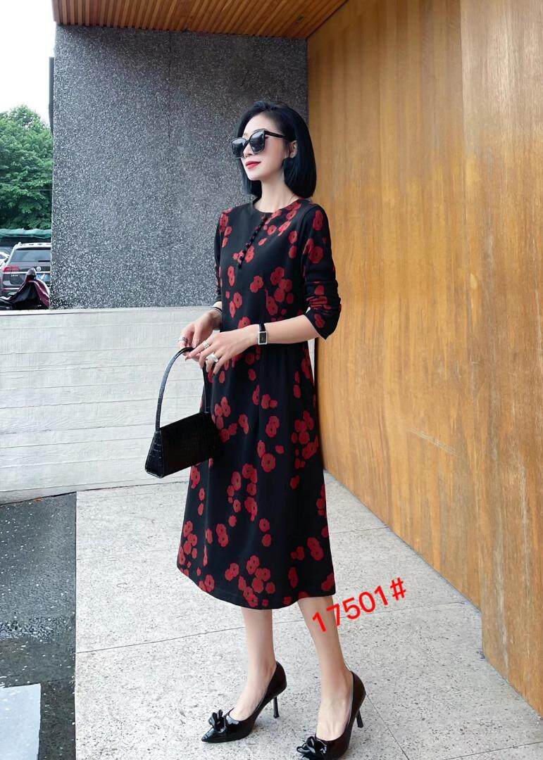 貂绒连衣裙，女装连衣裙，禾瓷