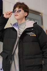 A003-HY005-P60冬装新款大口袋韩版男士面包服棉衣外套港仔2，男装棉衣，电商A003