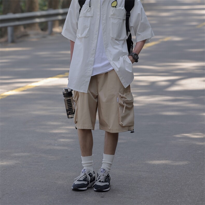 2025夏季CITYBOY户外机能风短裤男可与2303Y短衬衫作为一套卖,男装牛仔裤,星座112A