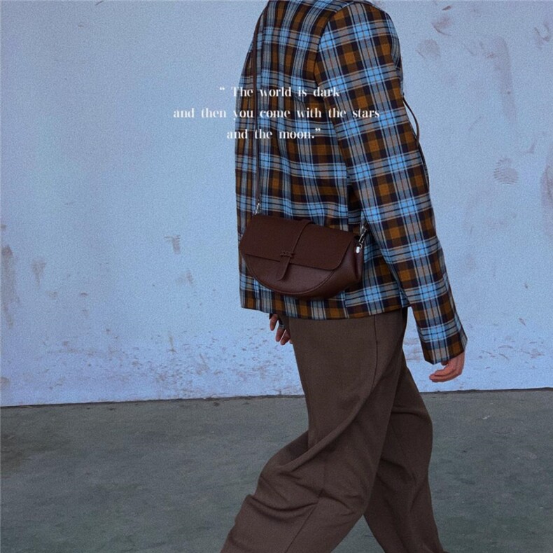 格子复古西装，女装西装，25Ann·Studio