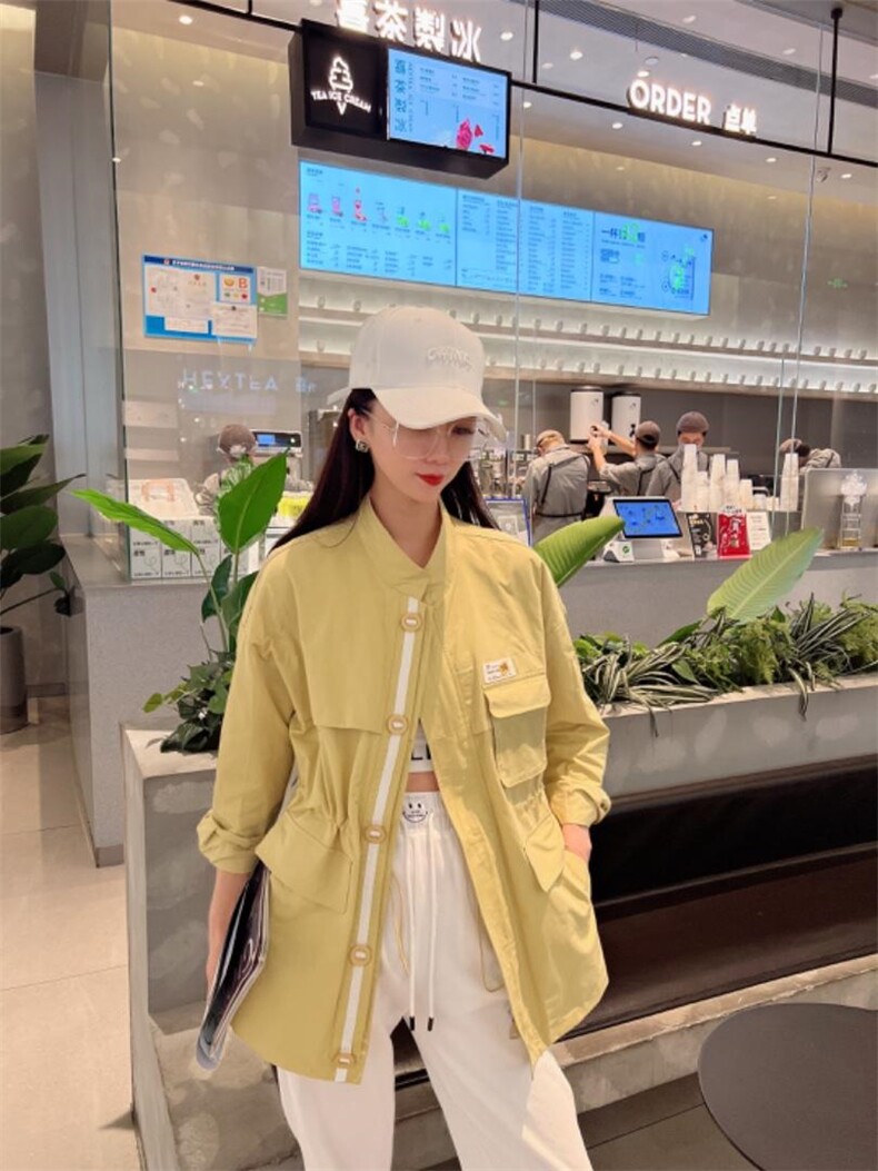 2022春装新款风衣外套，女装风衣，魅丽女孩