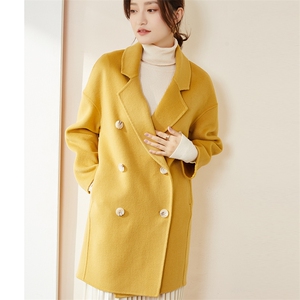 羊毛大衣女新款冬季韩版时尚流行羊毛呢子外套图片