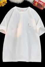 短袖男T恤纯棉日系复古美式T设计感港风工装T1016-1T182P32K50，男装T恤，星座1016-1（原电商B408-1）