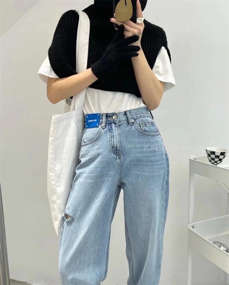 2022休闲牛仔裤，女装牛仔裤，雪儿诱惑