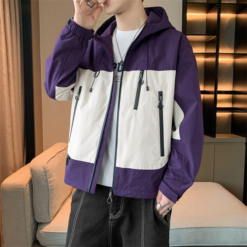 中性风现货三防户外夹克男连帽冲锋衣外套DSA157B-J129-P60,男装夹克,电商A157B