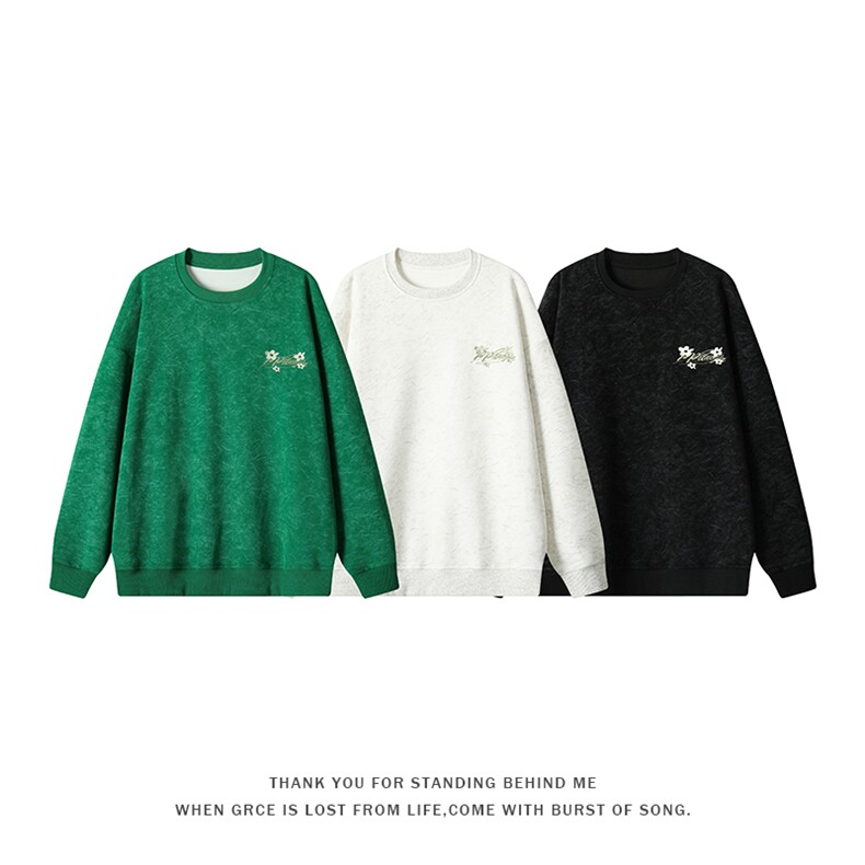 2025秋季新款面层：51%棉，49%聚酯纤维W5442-特P40控78，男装卫衣，电商A001-1