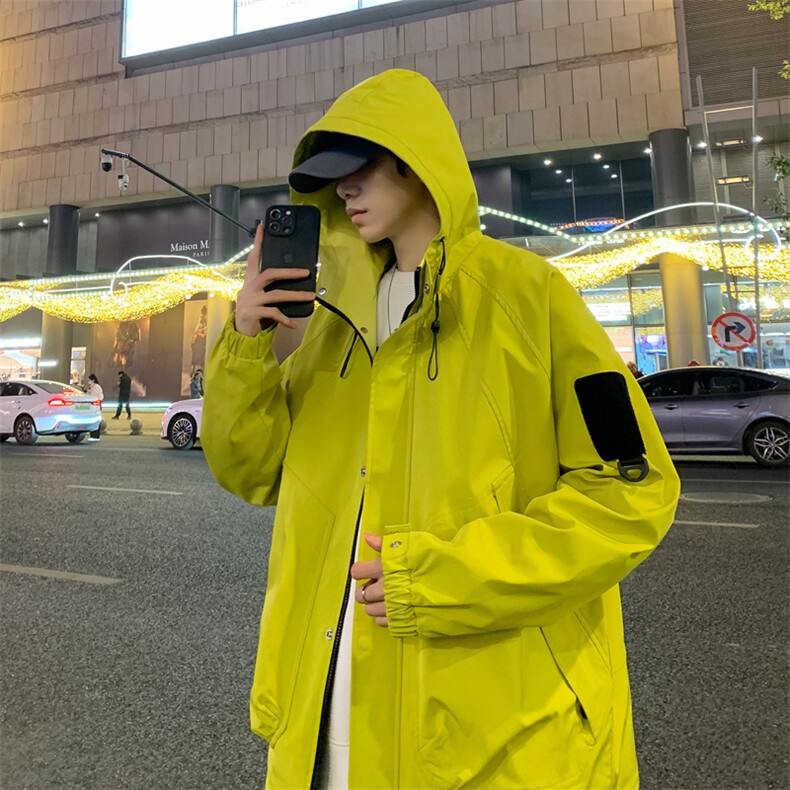 冲锋衣外套男春秋户外徒步登山服夹克潮牌痞帅高级感JK115-P93,男装夹克,星座308B-2