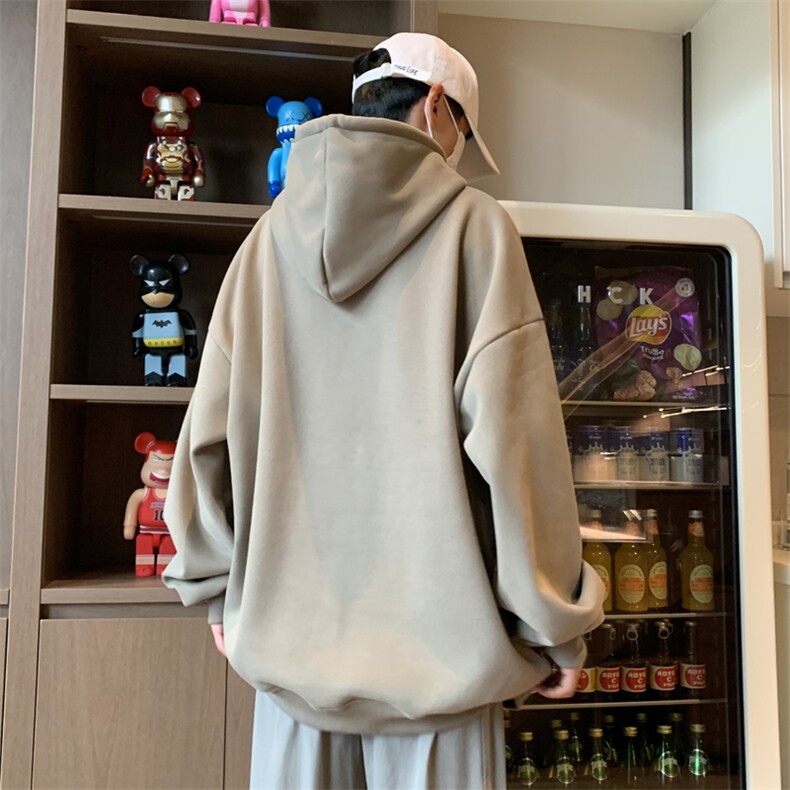 B266-FG07-P5023秋季新款宽松情侣印花连帽套头卫衣,男装卫衣,星座B257-1
