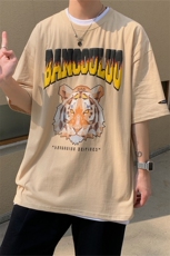 T恤潮流圆领男港风印花2026夏季新款短袖时尚B299-X5057-P45-控69，男装T恤，电商A061-1