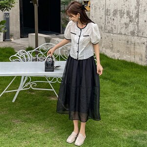 2022年夏款新品小香风套裙款号22022-P110K168图片
