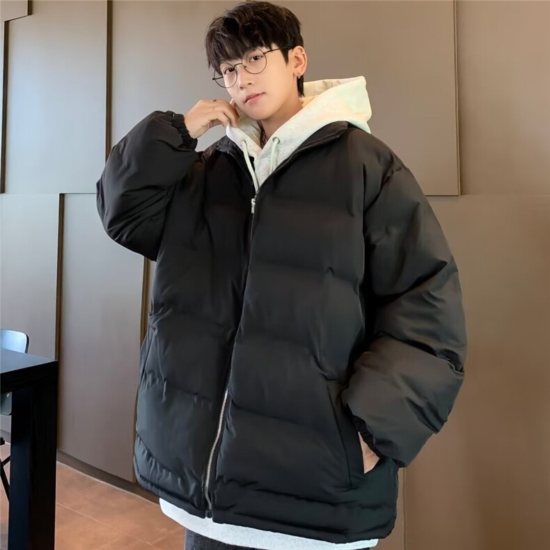 新款秋冬季男士港风棉服2024男女同款加厚保暖棉衣外套MM802/P85图片